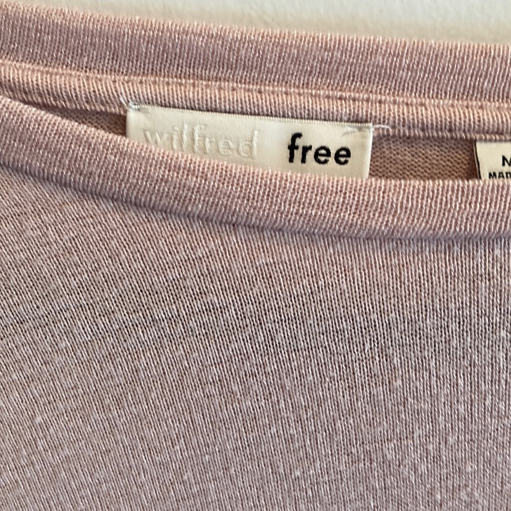 Wilfred Pink Asymmetrical Relaxed Blouse - Picture 3 of 7